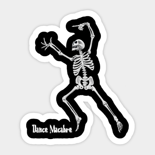 Danse Macabre Sticker by DistractedGeek